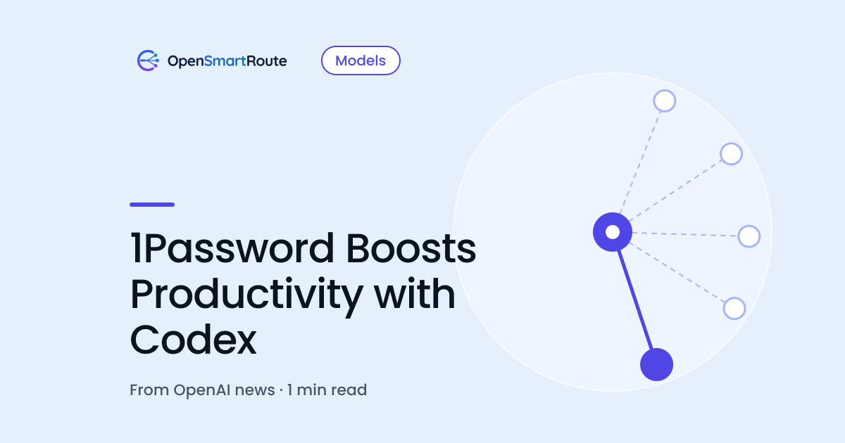 1Password Boosts Productivity with Codex