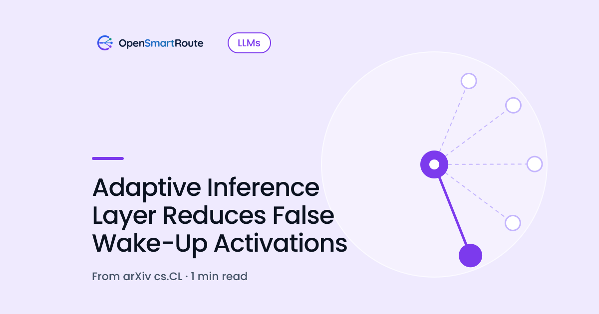 Adaptive Inference Layer Reduces False Wake-Up Activations