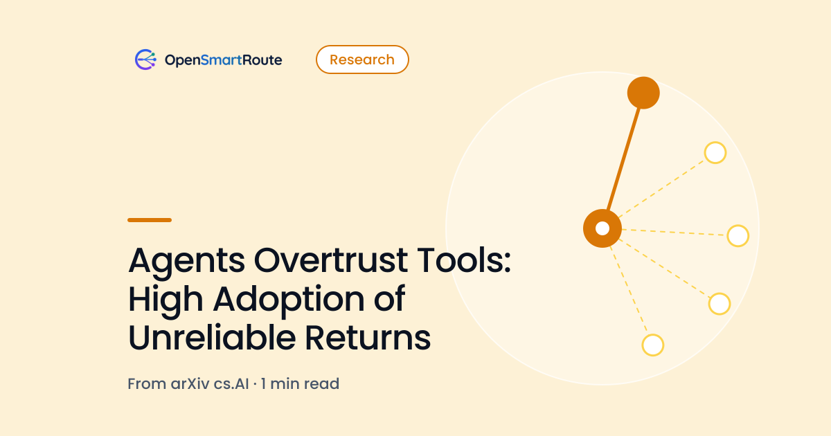 Agents Overtrust Tools: High Adoption of Unreliable Returns