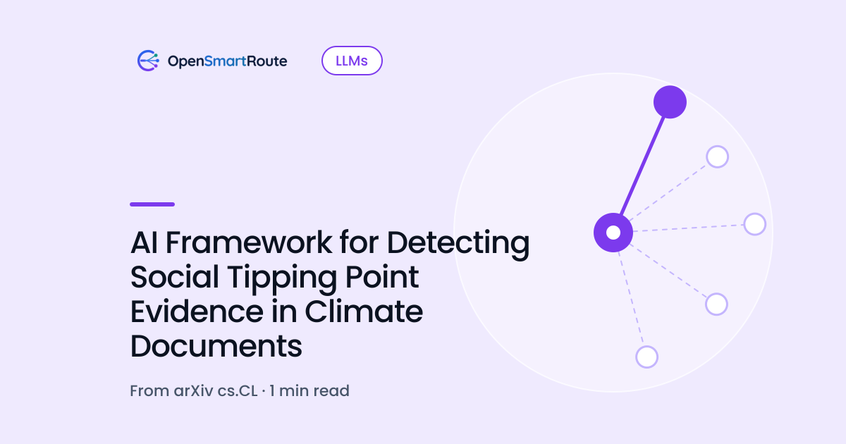 AI Framework for Detecting Social Tipping Point Evidence in Climate Documents