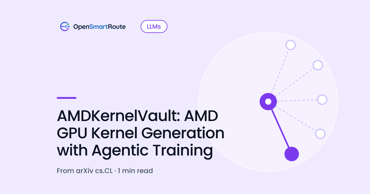 AMDKernelVault: AMD GPU Kernel Generation with Agentic Training