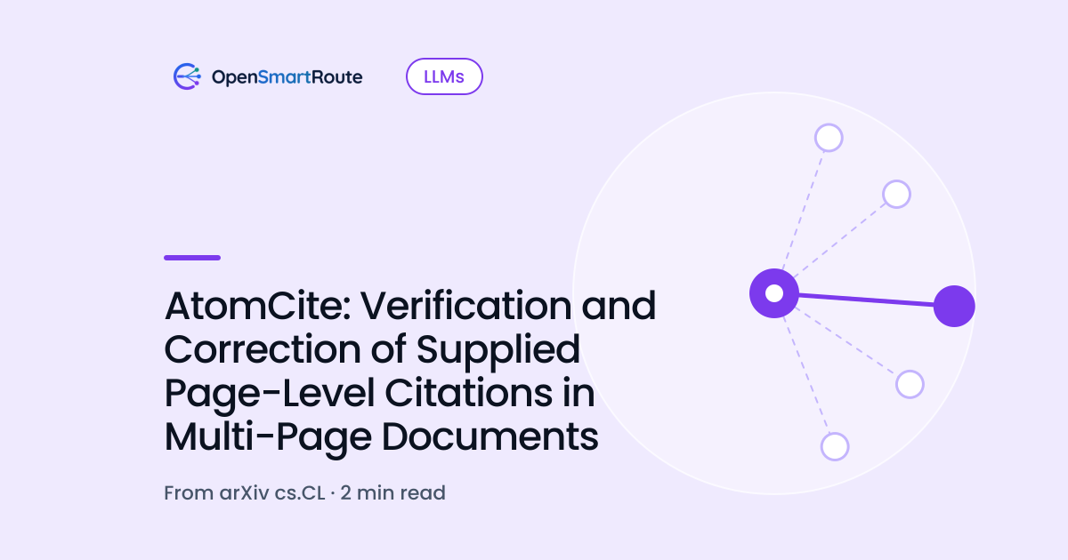 AtomCite: Verification and Correction of Supplied Page-Level Citations in Multi-Page Documents