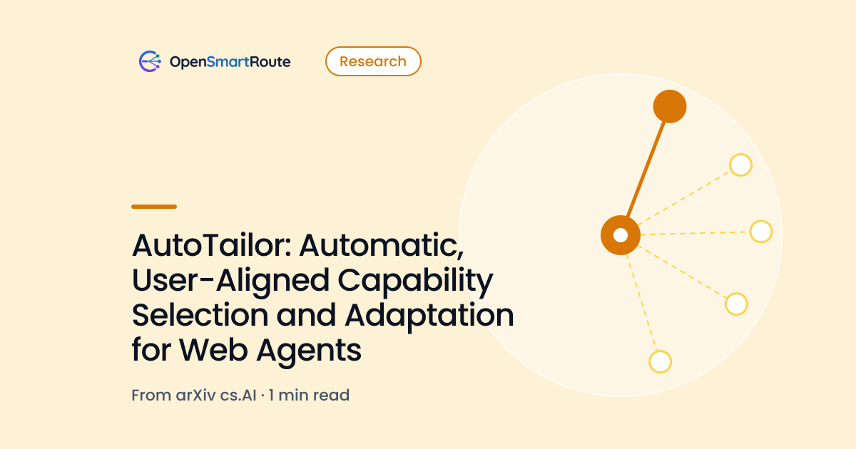 AutoTailor: Automatic, User-Aligned Capability Selection and Adaptation for Web Agents