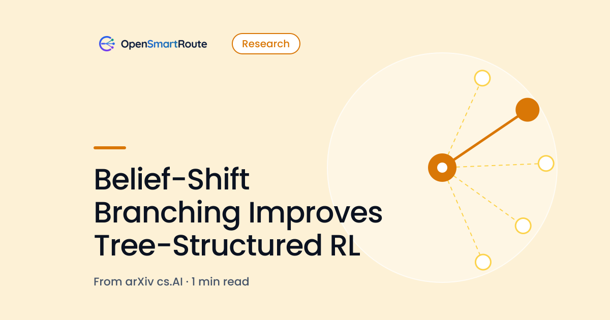 Belief-Shift Branching Improves Tree-Structured RL