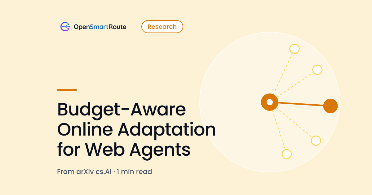 Budget-Aware Online Adaptation for Web Agents