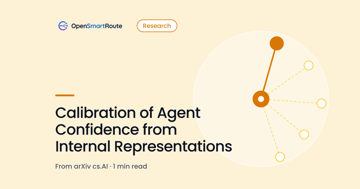 Calibration of Agent Confidence from Internal Representations