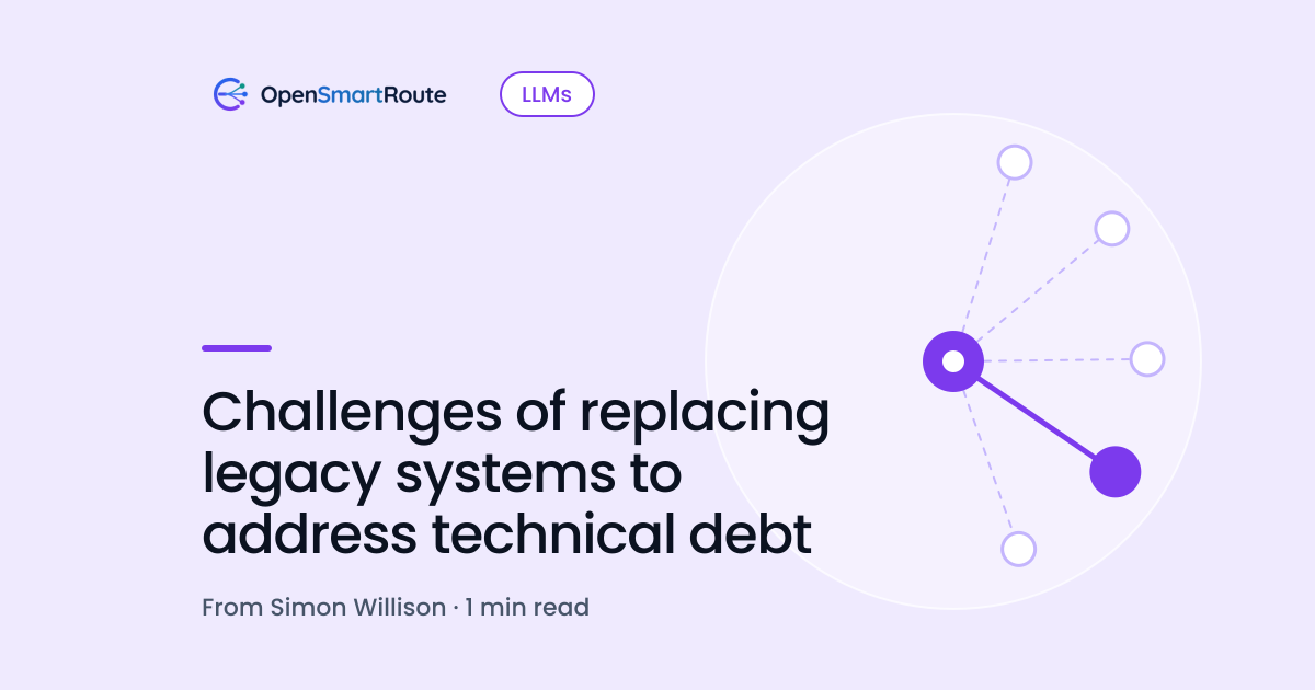 Challenges of replacing legacy systems to address technical debt