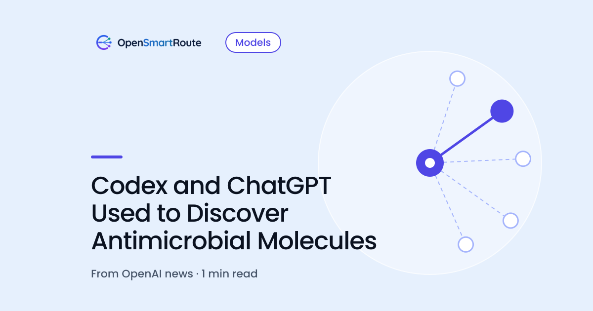 Codex and ChatGPT Used to Discover Antimicrobial Molecules