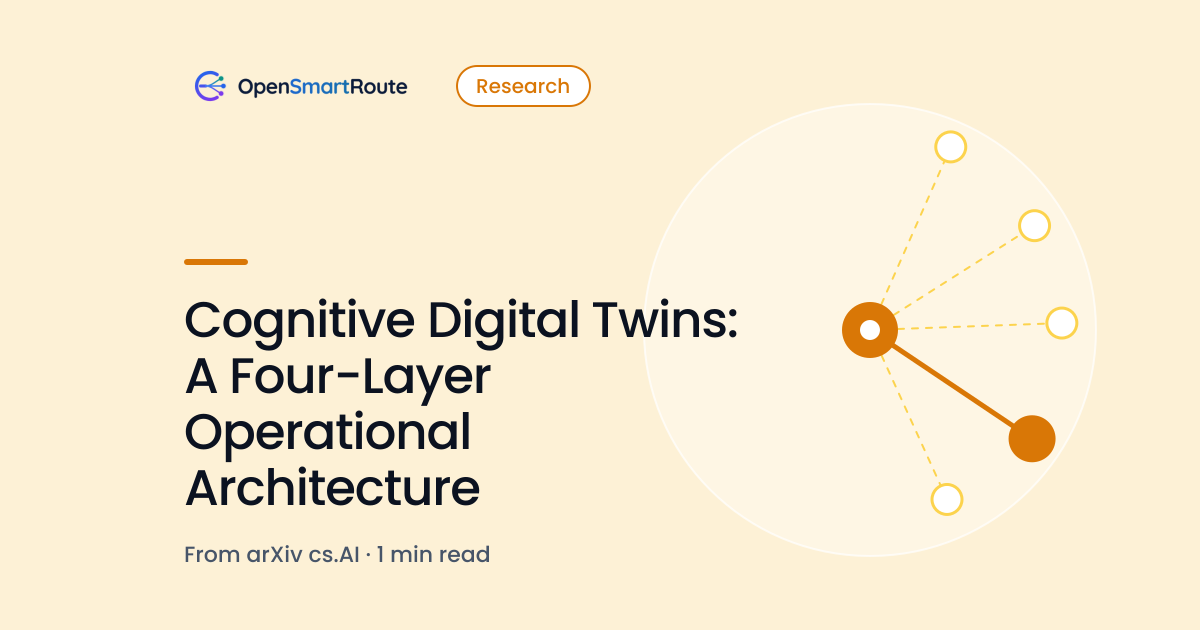 Cognitive Digital Twins: A Four-Layer Operational Architecture