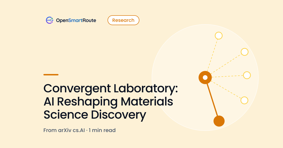 Convergent Laboratory: AI Reshaping Materials Science Discovery