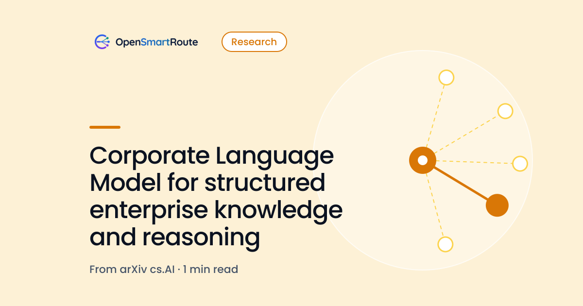 Corporate Language Model for structured enterprise knowledge and reasoning
