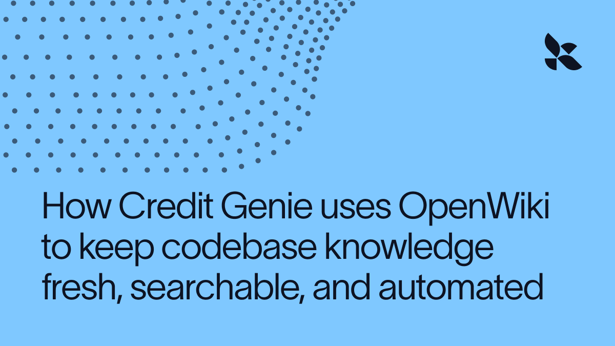 Credit Genie Automates Codebase Documentation with OpenWiki