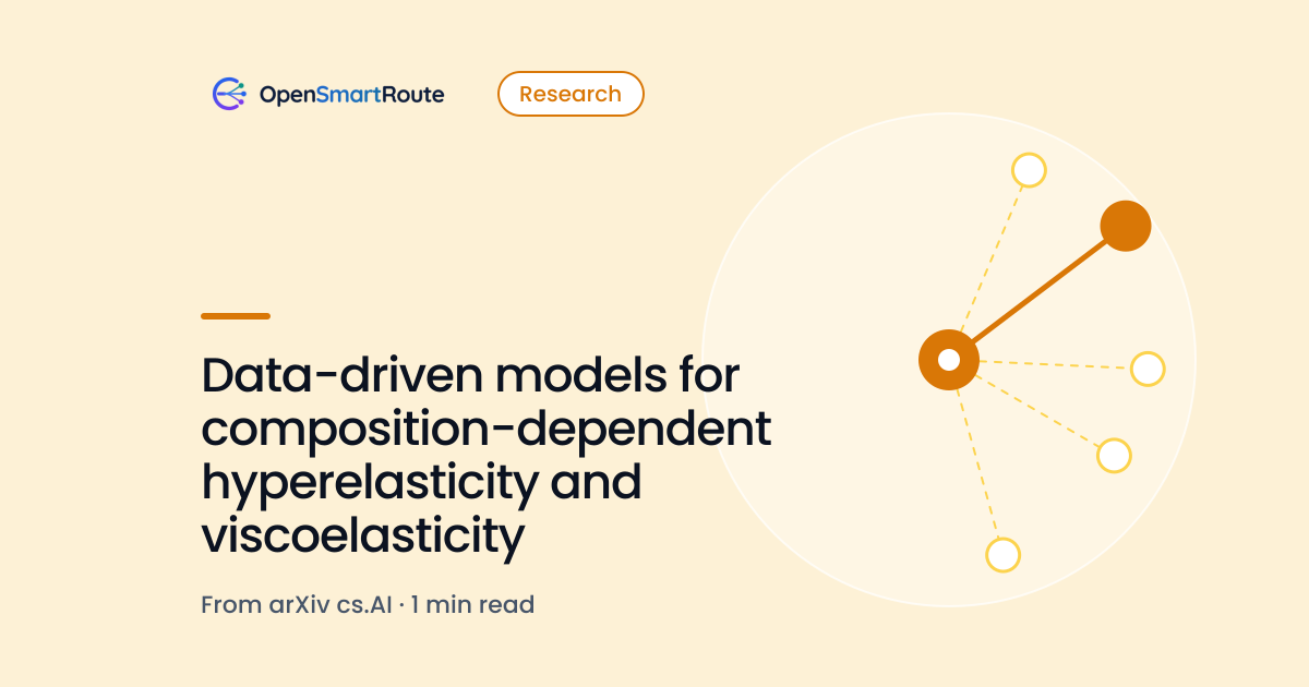 Data-driven models for composition-dependent hyperelasticity and viscoelasticity