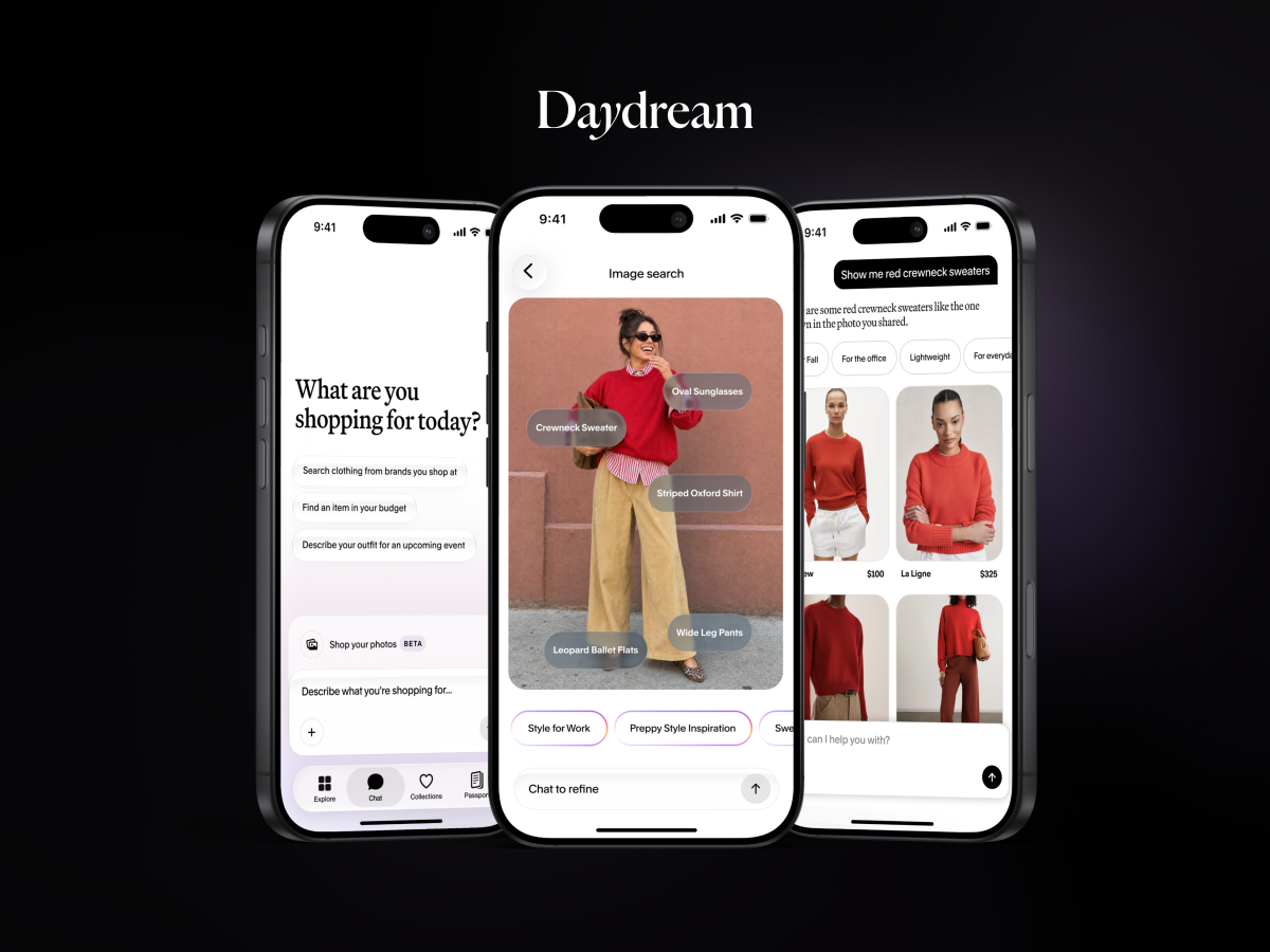 Daydream App Integrates Apple Intelligence for Outfit Shopping