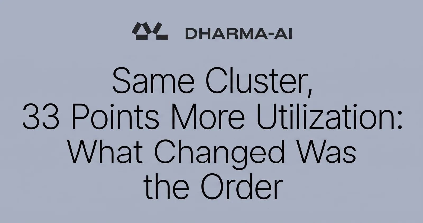 Dharma AI: Optimizing GPU Utilization Through Model Ordering