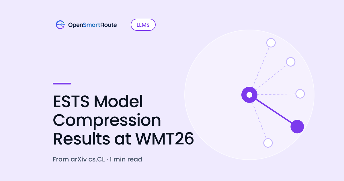 ESTS Model Compression Results at WMT26