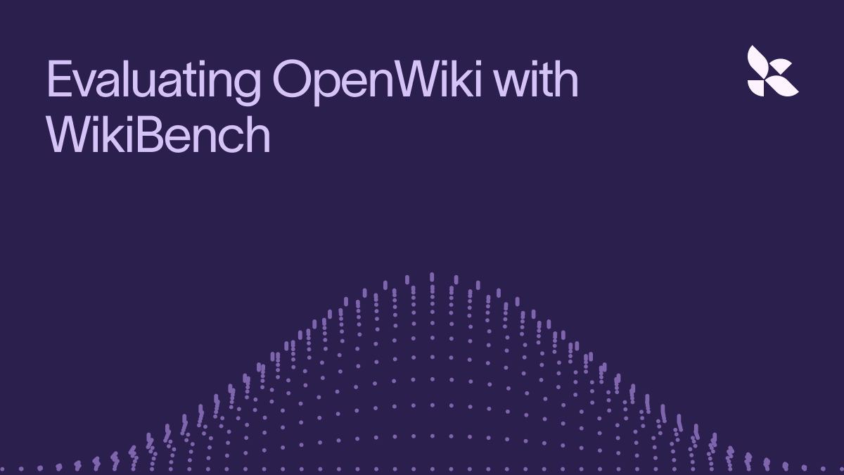 Evaluating OpenWiki with WikiBench: A New Agent Assessment Framework
