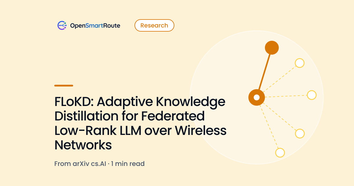 FLoKD: Adaptive Knowledge Distillation for Federated Low-Rank LLM over Wireless Networks