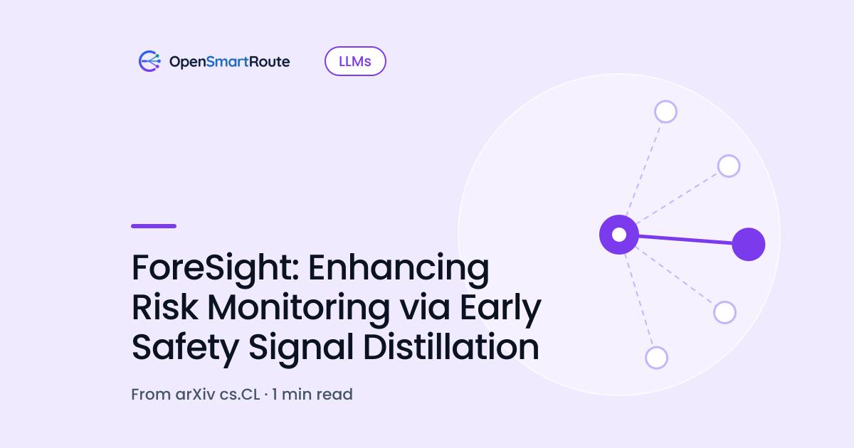 ForeSight: Enhancing Risk Monitoring via Early Safety Signal Distillation