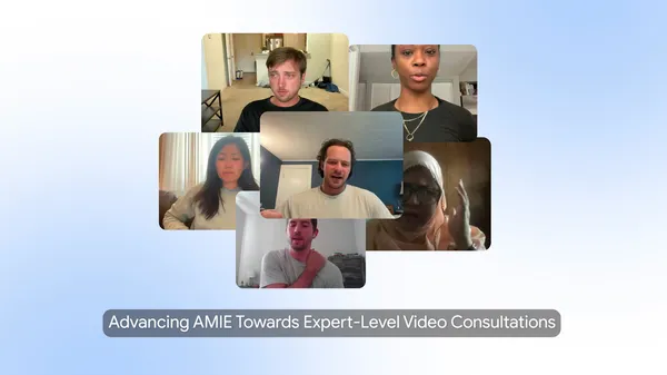 Google AI introduces AMIE for real-time clinical video consultations