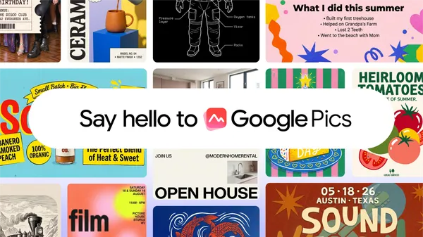 Google AI introduces Google Pics for image creation and editing in Workspace