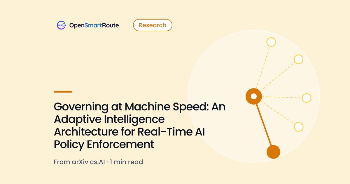 Governing at Machine Speed: An Adaptive Intelligence Architecture for Real-Time AI Policy Enforcement