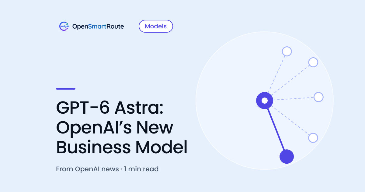 GPT-6 Astra: OpenAI’s New Business Model