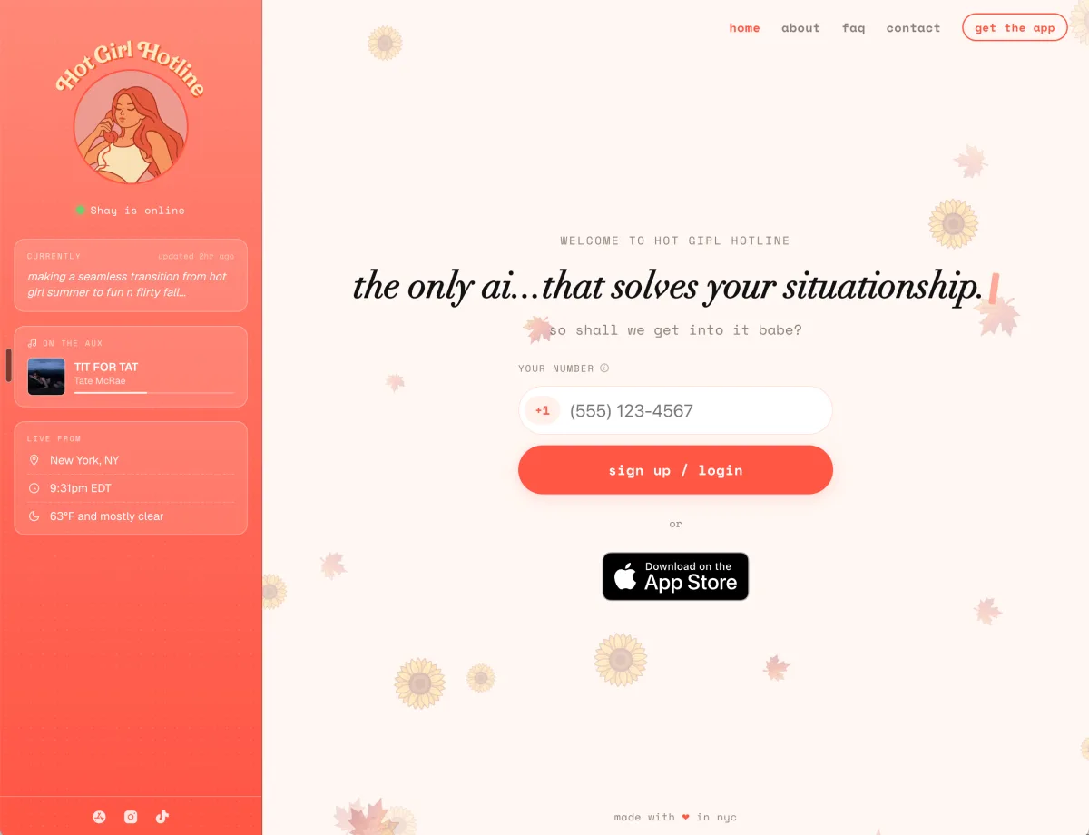 Hot Girl Hotline launches AI dating advice app with safety focus