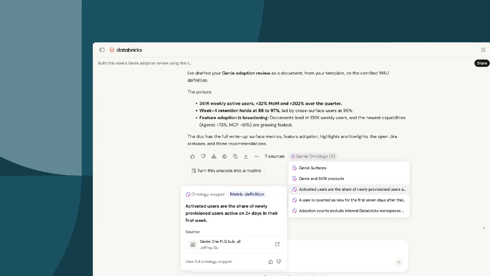 How Genie Ontology powers product development at Databricks