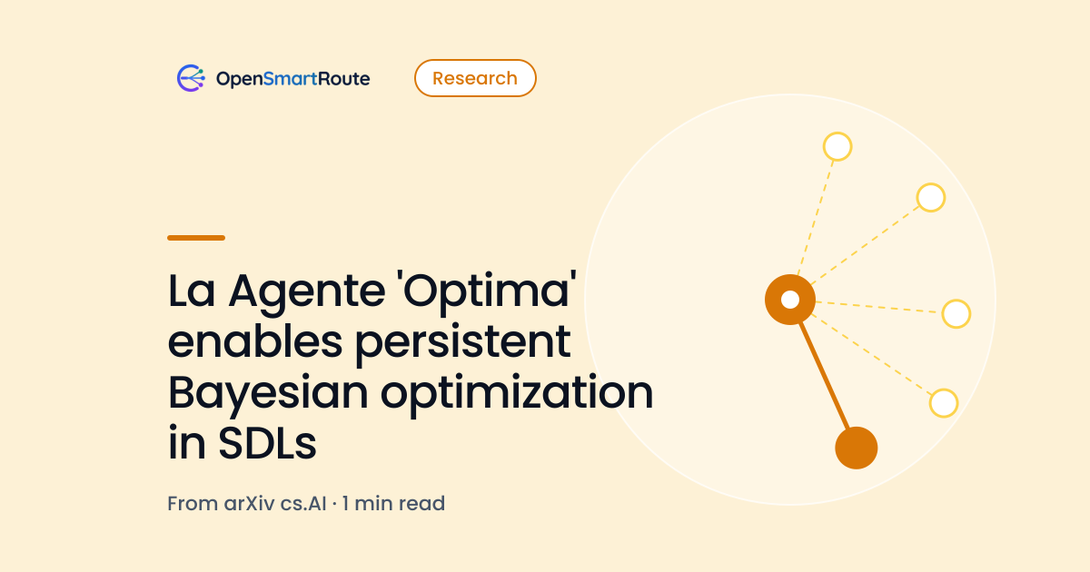 La Agente 'Optima' enables persistent Bayesian optimization in SDLs