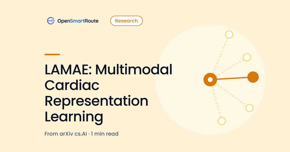 LAMAE: Multimodal Cardiac Representation Learning