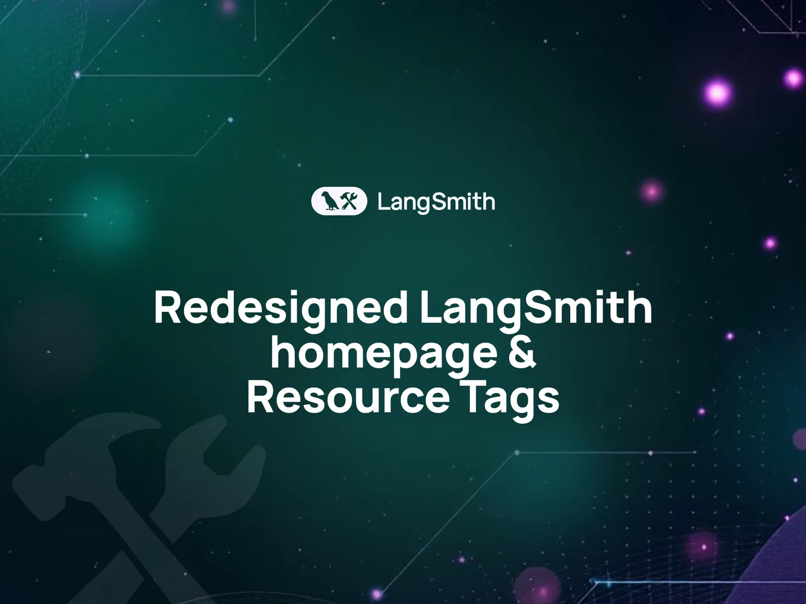 LangSmith Homepage Redesign and Enhanced Resource Organization