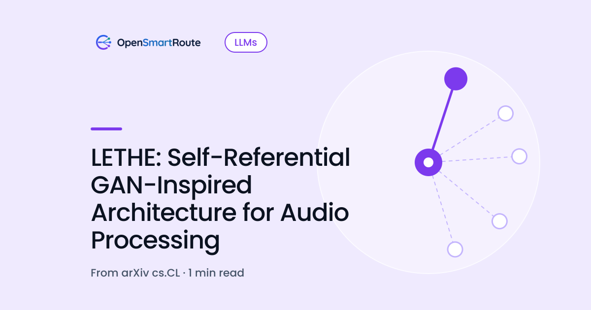 LETHE: Self-Referential GAN-Inspired Architecture for Audio Processing