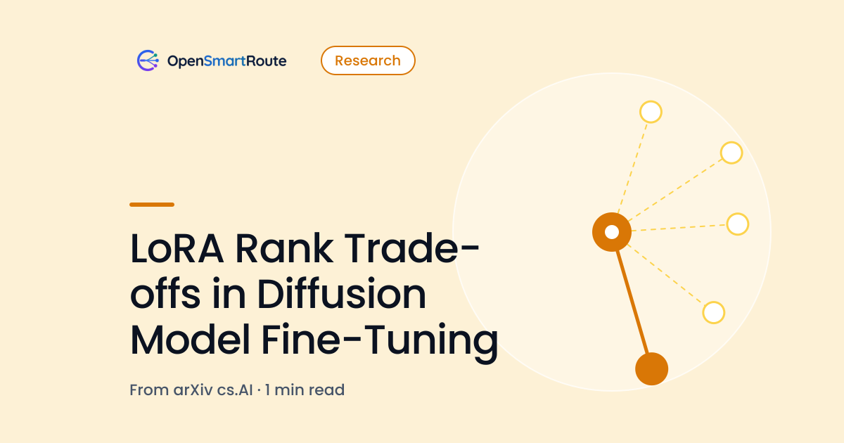 LoRA Rank Trade-offs in Diffusion Model Fine-Tuning