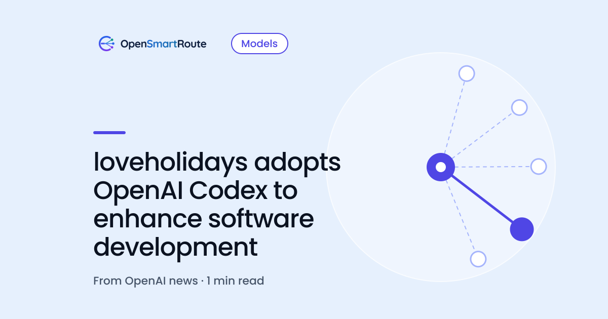 loveholidays adopts OpenAI Codex to enhance software development