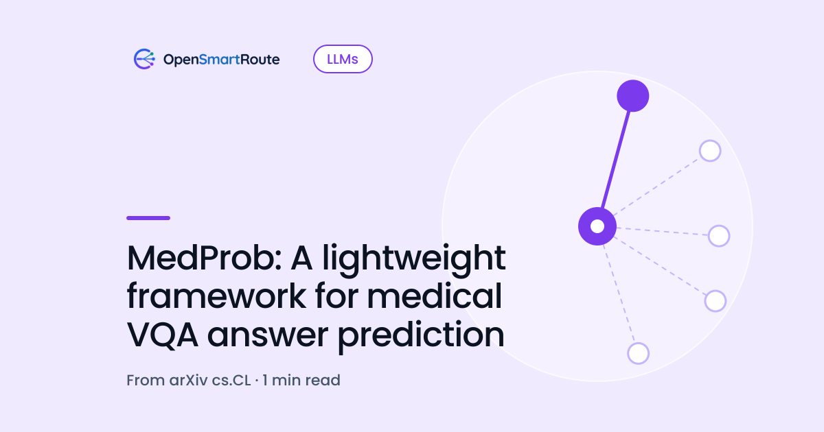 MedProb: A lightweight framework for medical VQA answer prediction