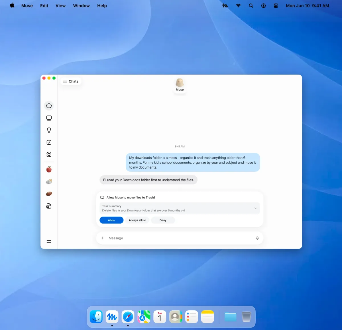 Meta's Muse AI Assistant Launches on Mac