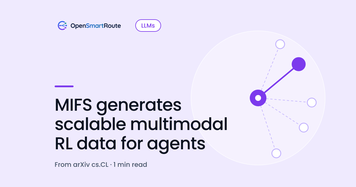 MIFS generates scalable multimodal RL data for agents