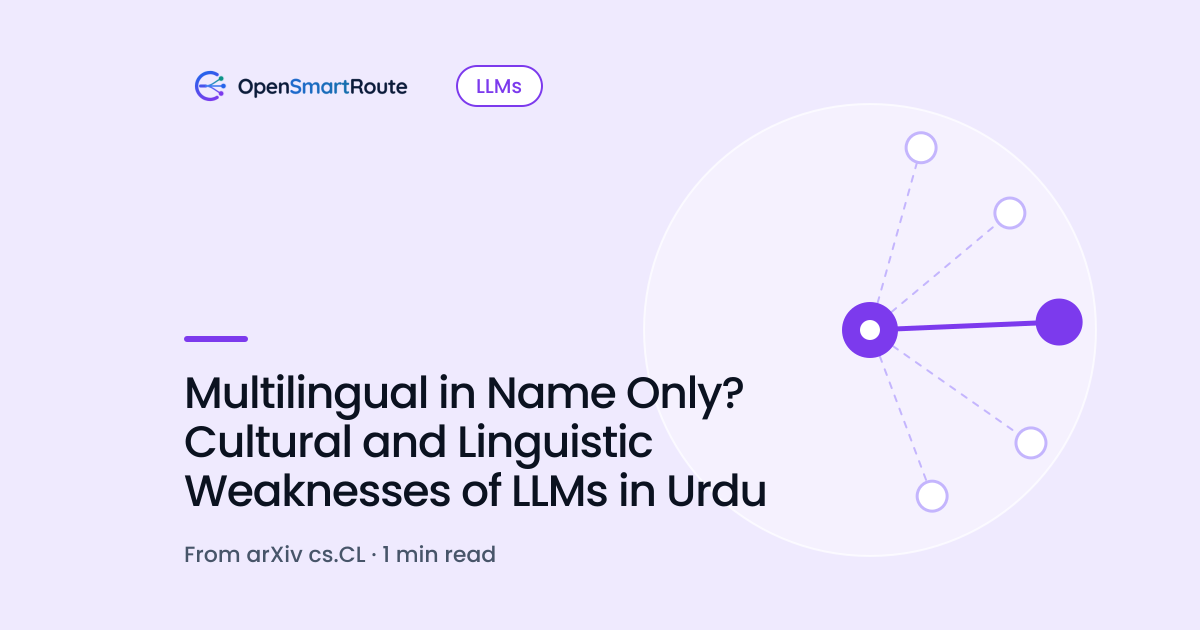 Multilingual in Name Only? Cultural and Linguistic Weaknesses of LLMs in Urdu
