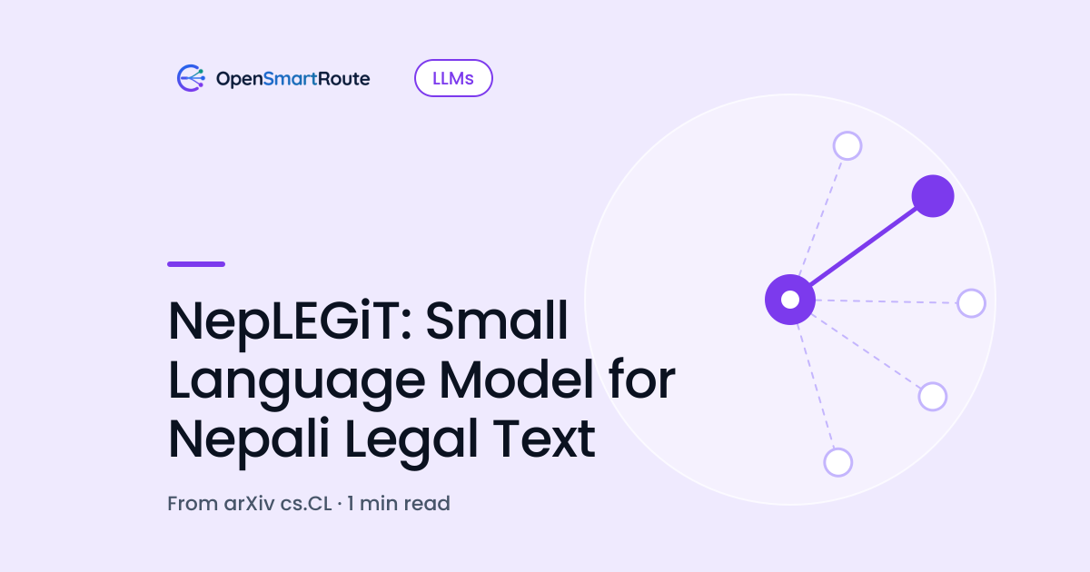 NepLEGiT: Small Language Model for Nepali Legal Text