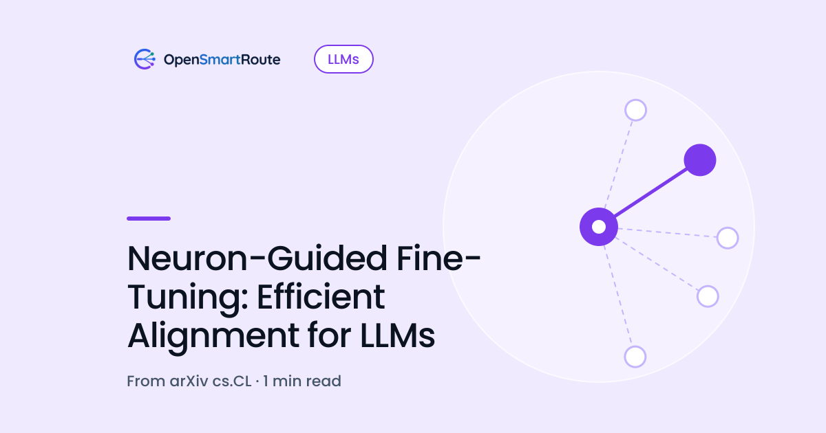 Neuron-Guided Fine-Tuning: Efficient Alignment for LLMs