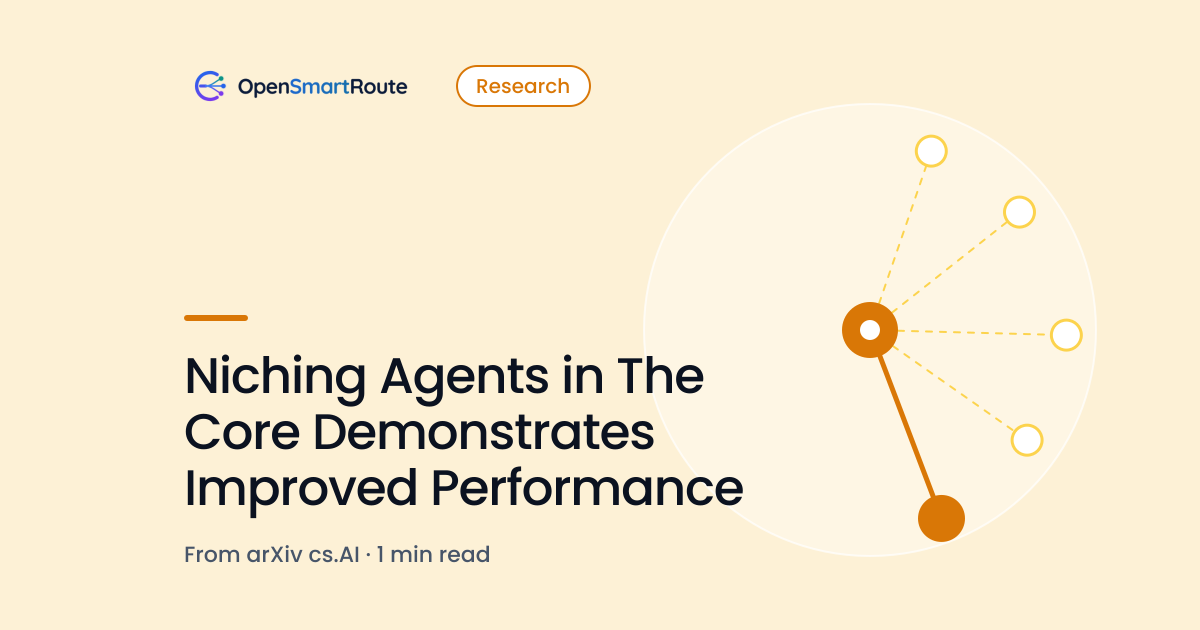 Niching Agents in The Core Demonstrates Improved Performance