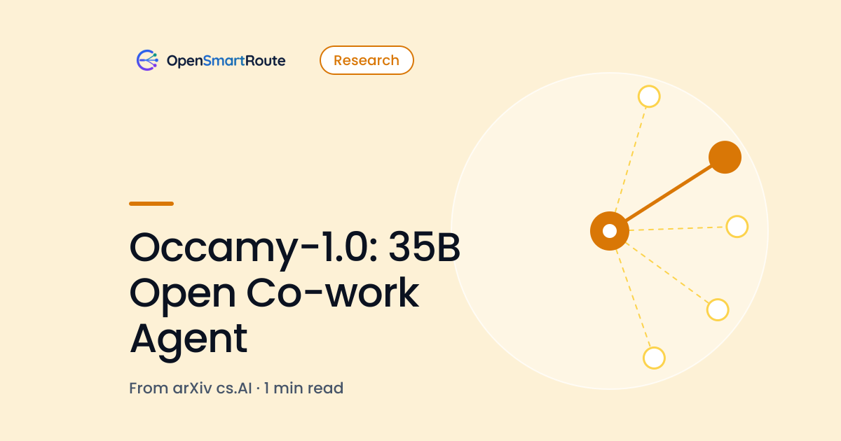 Occamy-1.0: 35B Open Co-work Agent