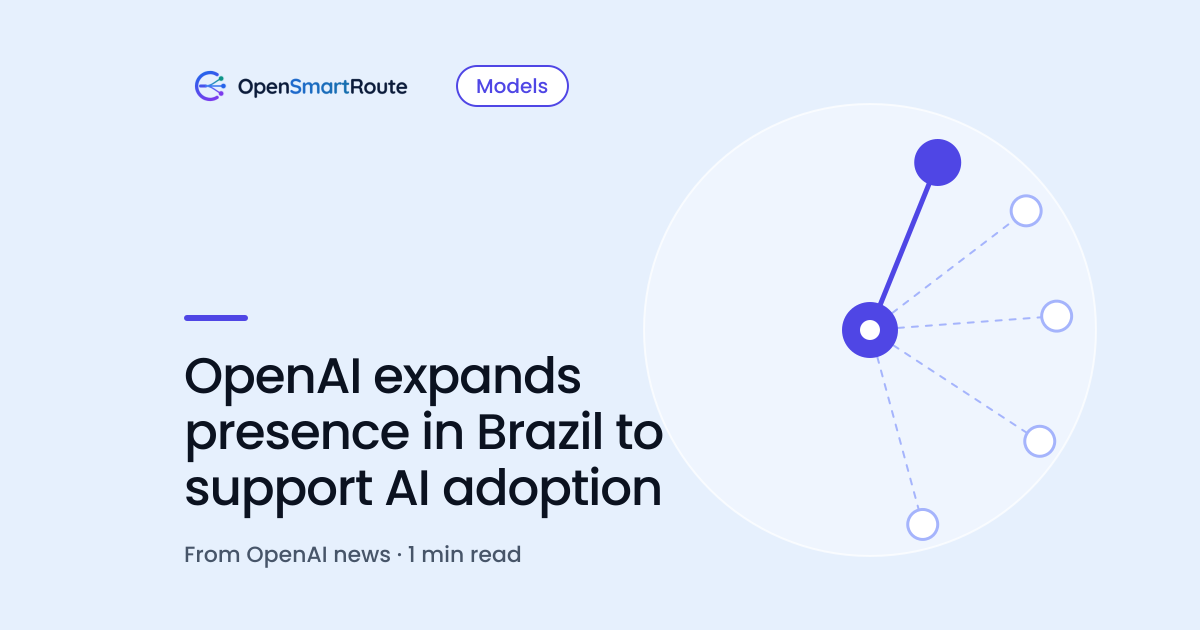 OpenAI expands presence in Brazil to support AI adoption