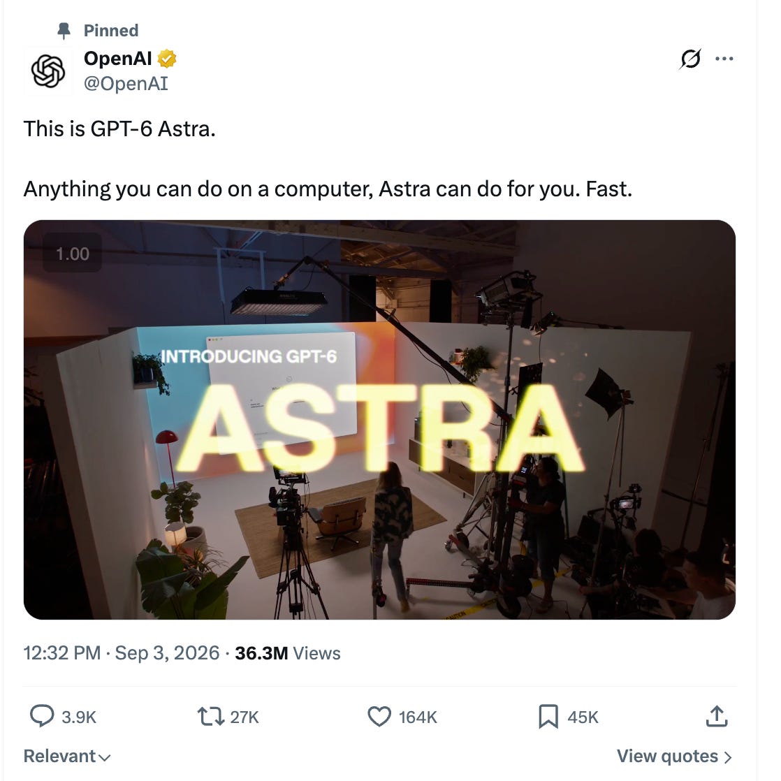 OpenAI Launches GPT-6 Astra: A New Flagship Model with Mixed Performance