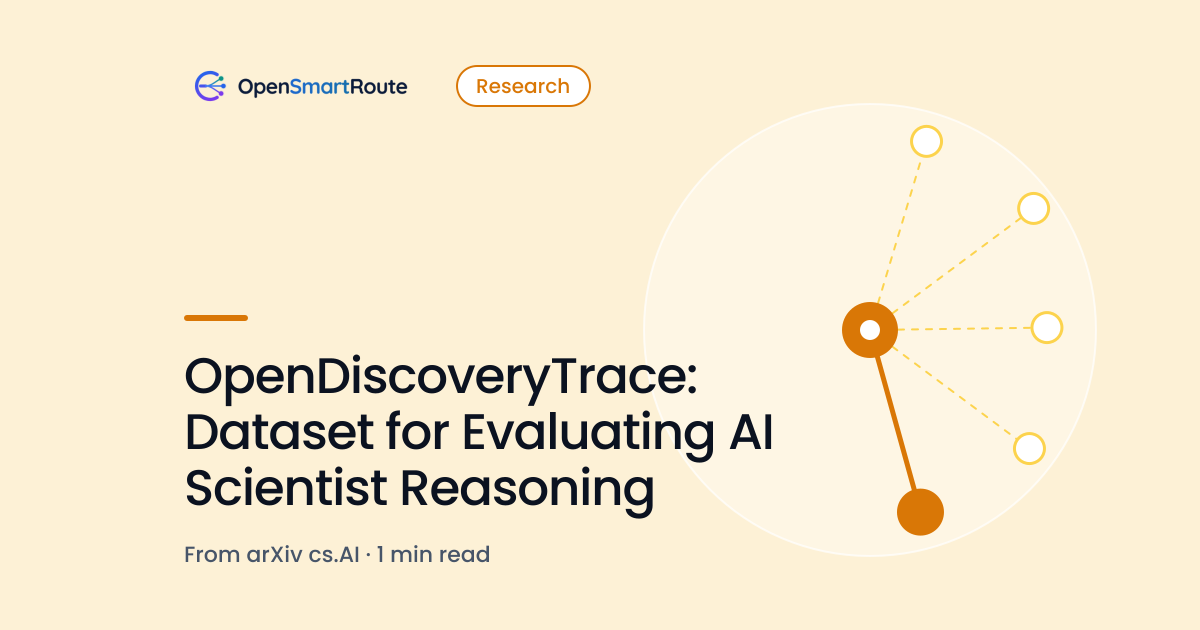 OpenDiscoveryTrace: Dataset for Evaluating AI Scientist Reasoning