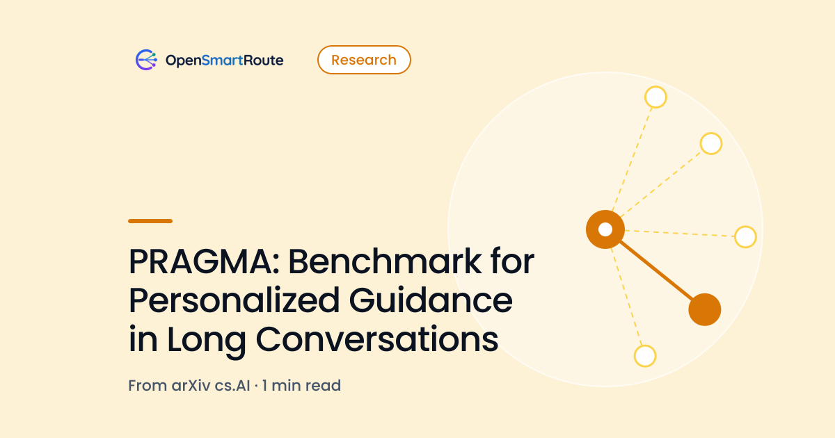 PRAGMA: Benchmark for Personalized Guidance in Long Conversations