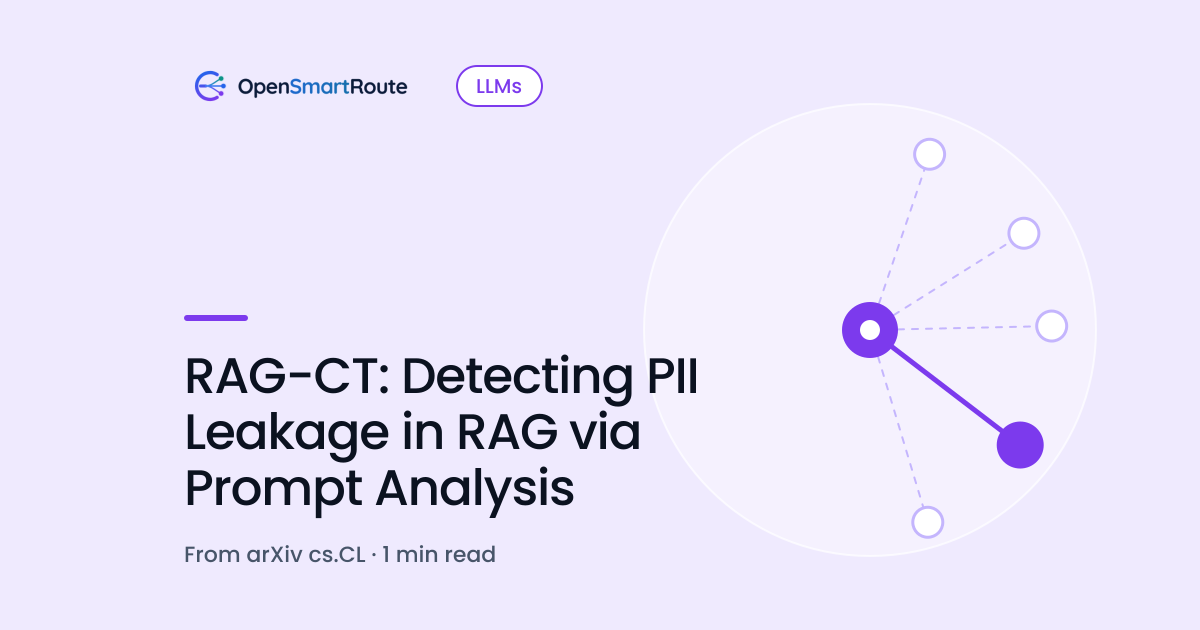 RAG-CT: Detecting PII Leakage in RAG via Prompt Analysis