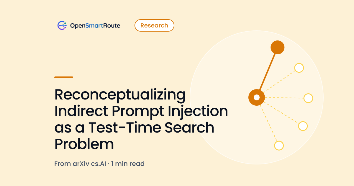 Reconceptualizing Indirect Prompt Injection as a Test-Time Search Problem