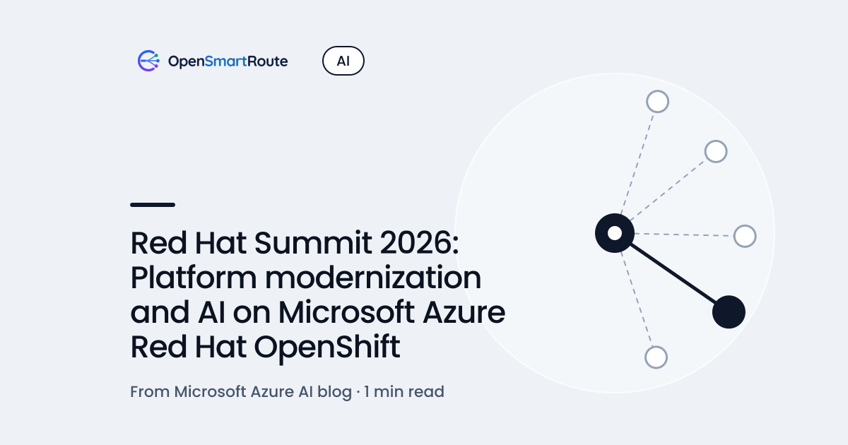Red Hat Summit 2026: Platform modernization and AI on Microsoft Azure Red Hat OpenShift